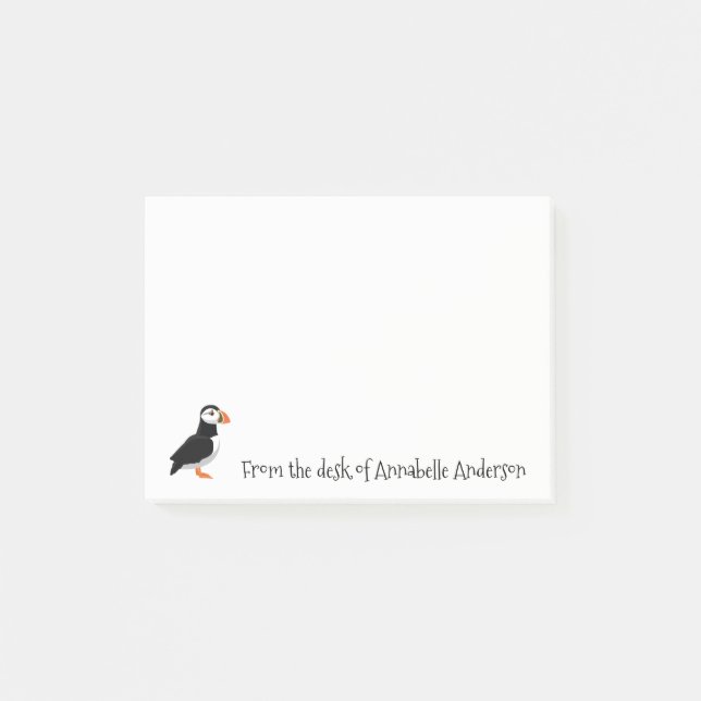 Post-it® Puffin Personnaliser les notes Post-it (Devant)