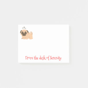 Post-it® Pug Chéri Notes Autocollantes Cartoon