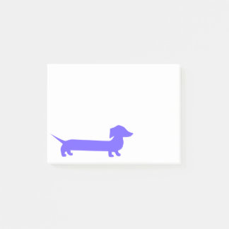 Post-it® Purple Dachshund Cute Doxie