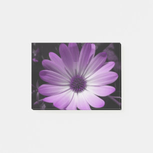 Post-it® Purple Daisy Flower Post il note Pad