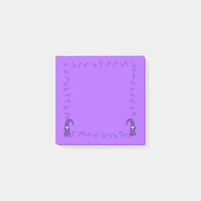 Post-it® Purple Gnomes with Mushrooms (Devant)