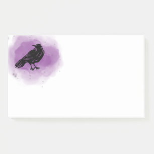Post-it® Purple Grunge Raven Post-it Notes