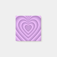 Purple Hypnotique Coeur Motif Chic & Rétro