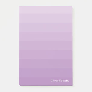 Post-it® Purple Lavender Shades Nom du texte juvénile
