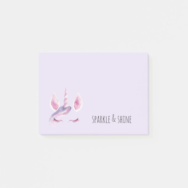Post-it® Purple Pink Unicorn (Devant)
