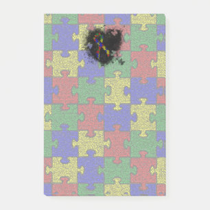 Post-it® Puzzle Ruban Grunge Heart