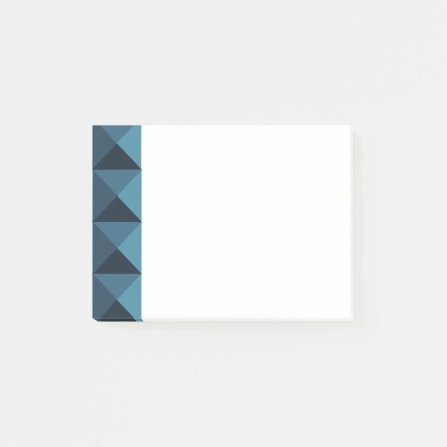 Post-it® Pyramides bleu foncé (Devant)