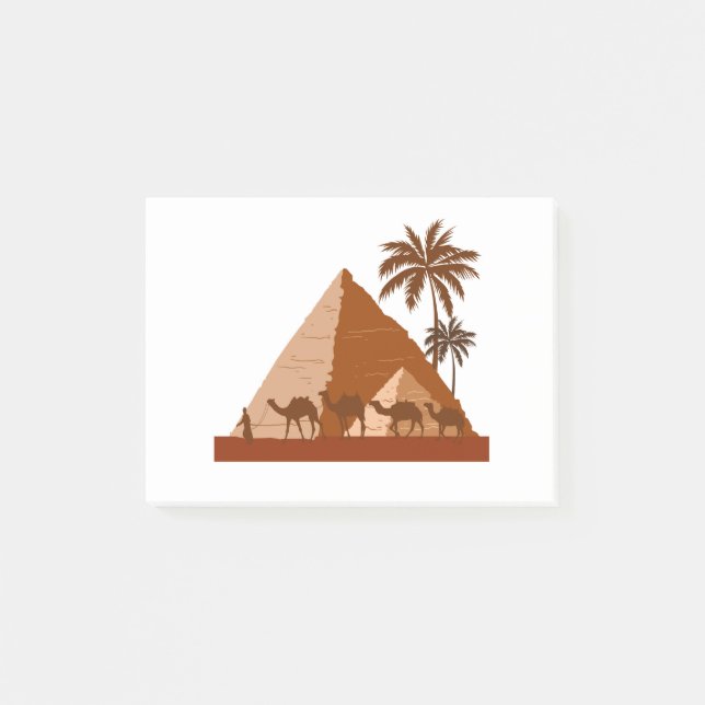 Post-it® Pyramides égyptiennes Venir et Visiter Egypte Cade (Devant)