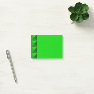 Post-it® Pyramides vertes
