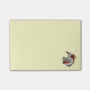 Post-it® Pyrrhuloxia de Birdorable
