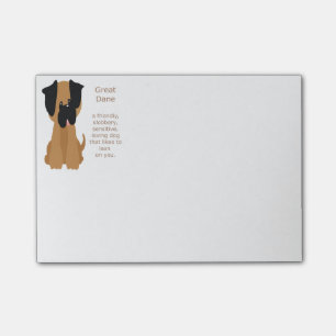 Post-it® Quel great dane est citation de chien d'amusement
