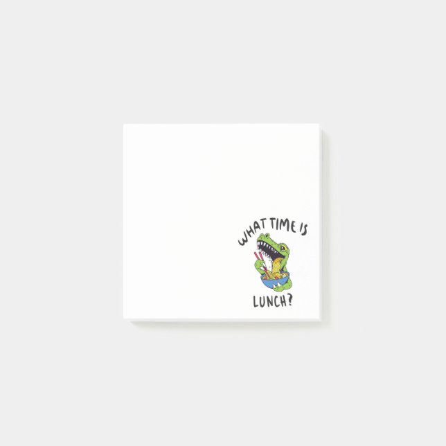 Post-it® Quelle heure est le déjeuner (Devant)