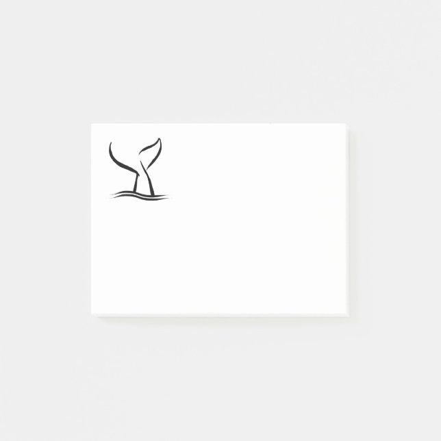 Post-it® Queue de baleine (Devant)