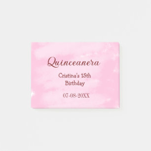 Post-it® Quinceanera anos 15e anniversaire ajouter nom text