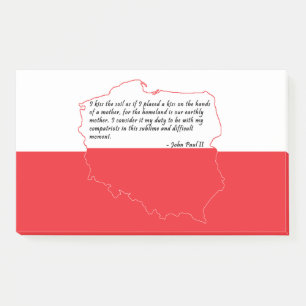 Post-it® Quota From Pope John Paul II