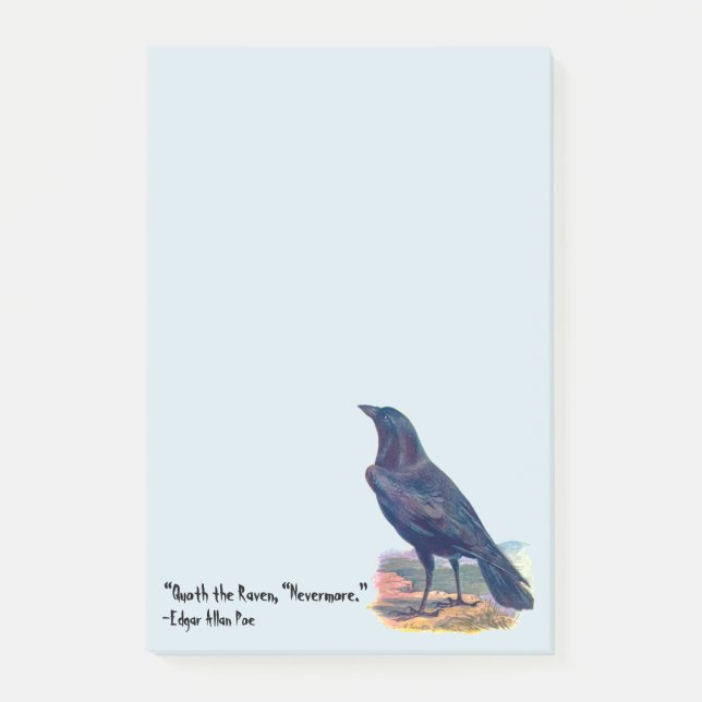 Post-it® Quoth the Raven Nevermore The Ravens (Devant)