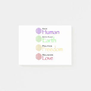 Post-it® Race : Lieu De Naissance Humaine : Politique De La