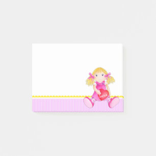 Post-it® Rag poupée aquarelle aquarelle note