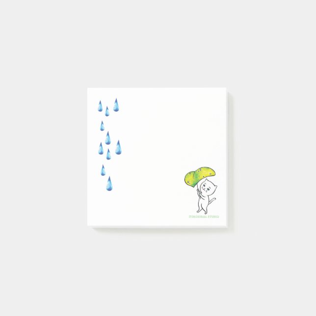 Post-it® Rain drop notes (Devant)