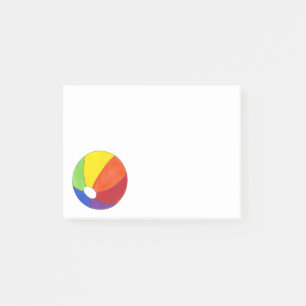 Post-it® Rainbow Beach Ball Beach Beach Seashore Été Amusem
