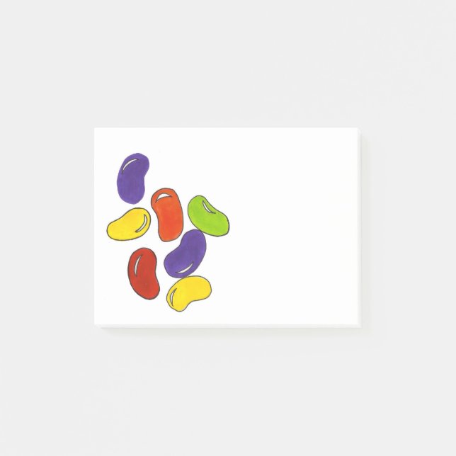 Post-it® Rainbow Jelly Bean Pâques Panier bonbon (Devant)