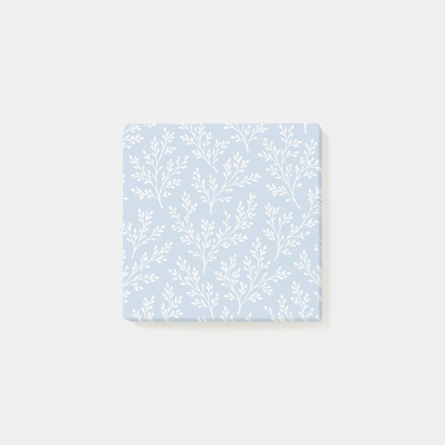 Post-it® Ramilles de forêt neutres - Bleu poussiéreux (Devant)