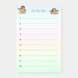 Post-it® Raphael Cherubs élégant sur Pastel Shades