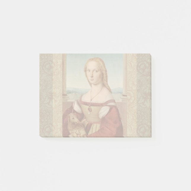 Post-it® Raphael Dame et la Licorne Classique beaux-arts (Devant)