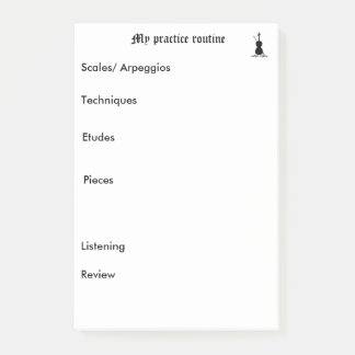 Post-it® Rappel de pratique