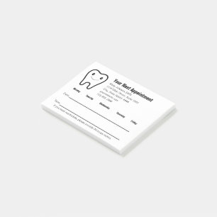 Post-it® Rappel de votre prochain rendez-vous chez le denti