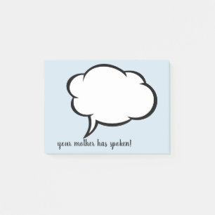 Post-it® Rappels amicaux de votre maman ! Personnaliser