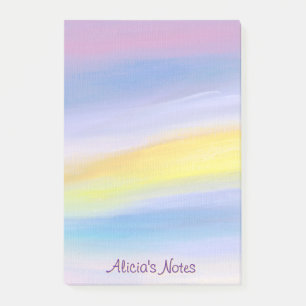 Post-it® Rayon Violet et Doré Moderne Abstrait