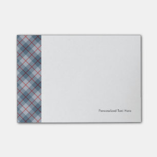 Post-it® Rayure Bleu-Rouge de plaid polarisé