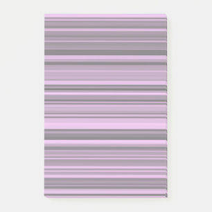 Post-it® Rayures Gris Violet