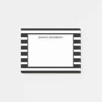 Rayures noires et blanches élégantes modernes