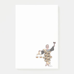 Post-it® RBG : "Justice, Justice, Tu Pourras Poursuivre"