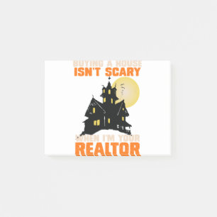 Post-it® Realtor Halloween Immobilier Agent & Broker Funny
