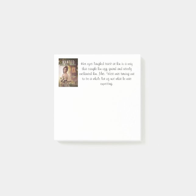 Post-it® Recherché : Notes de post-it de chasseur de (Devant)