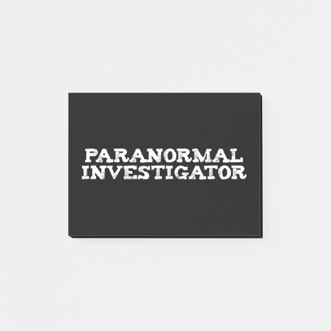 Post-it® Recherche paranormale Chasse aux fantômes (Devant)