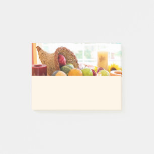 Post-it® Récolte classique de la table de Thanksgiving en a