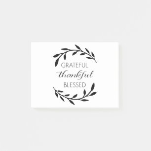 Post-it® Reconnaissante gratitude béni