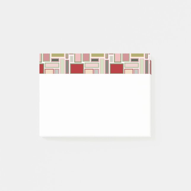 Post-it® Rectangles de Noël Boho (Devant)