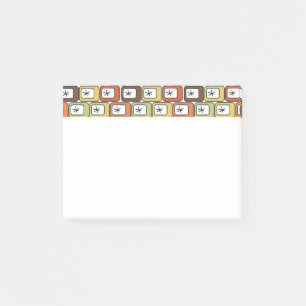 Post-it® Rectangles rétro avec Starbursts