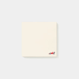 Post-it® Red Car Racing Emoji