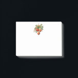 Post-it® Red Christmas Baubles avec Holly Festive<br><div class="desc">Notes collantes avec une illustration de style vintage. 3 boules de Noël rouges entourées de saints verts et de baies. Cool rétro.</div>