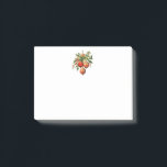 Post-it® Red Christmas Baubles avec Holly Festive<br><div class="desc">Notes collantes avec une illustration de style vintage. 3 boules de Noël rouges entourées de saints verts et de baies. Cool rétro.</div>