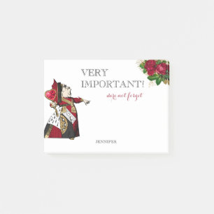 Post-it® Red Queen of Hearts Vintage