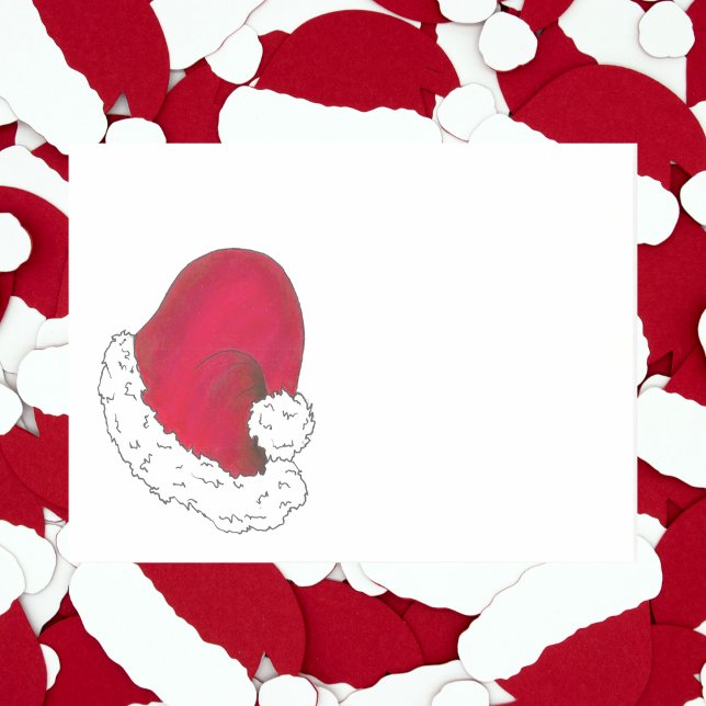 Post-it® Red Secret Santa Hat Noël Noël Noël Noël (Santa Hat post it notes)