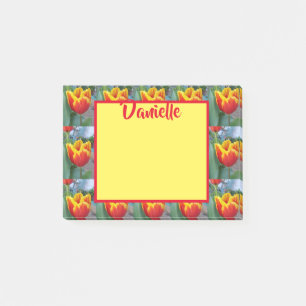 Post-it® Red Tulip photo Femme Nom Post It Notes