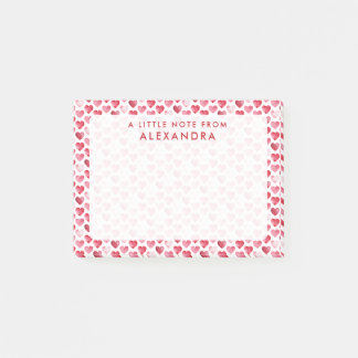 Post-it® Red Watercolor Heart